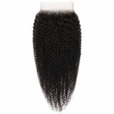 Afro Kinky Curly 4x4 Transparent Lace Closure