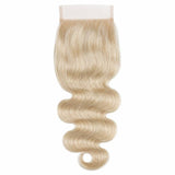 Blonde Body Wave 4x4 Transparent Lace Closure