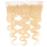 Blonde Body Wave 13x4 Transparent Lace Frontal