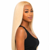 Blonde Straight Transparent Full Lace Wig