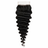 Deep Wave 4x4 Transparent Lace Closure