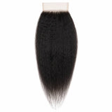 Kinky Straight 4x4 Transparent Lace Closure