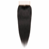 Straight 4x4 Transparent Lace Closure