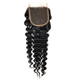 Deep Wave 4x4 Transparent Lace Closure