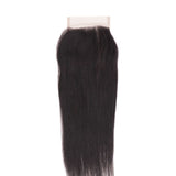Straight 4x4 Transparent Lace Closure