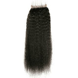Kinky Straight 4x4 Transparent Lace Closure