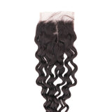Spanish Wave 4x4 Transparent Lace Closure