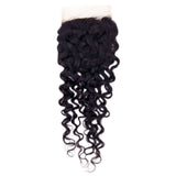 Spanish Wave 4x4 Transparent Lace Closure