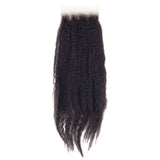 Kinky Straight 4x4 Transparent Lace Closure