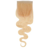 Blonde Body Wave 4x4 Transparent Lace Closure