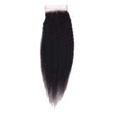 Kinky Straight 4x4 Transparent Lace Closure